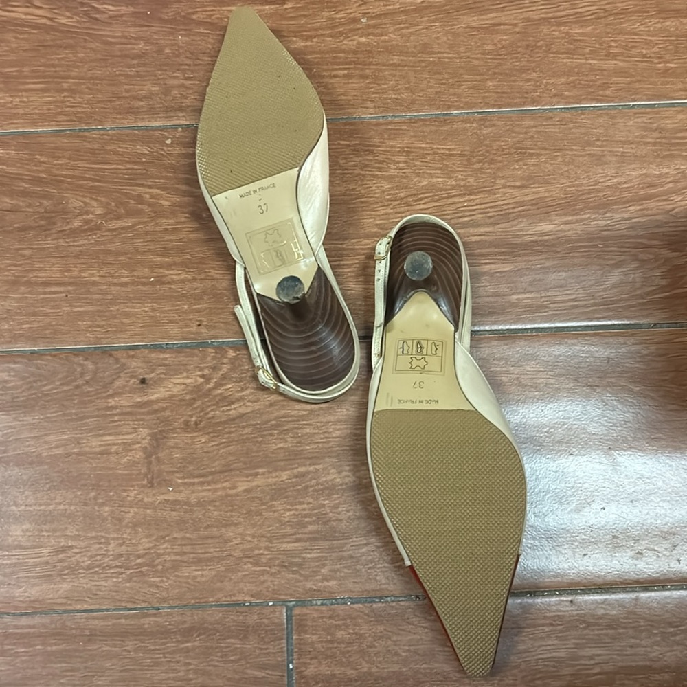 Chanel Leather mules red patent leather‎ tip sling back - Picture 9 of 13